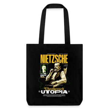 NIETZSCHE x UTOPIA * Tote bag épais recyclé - noir