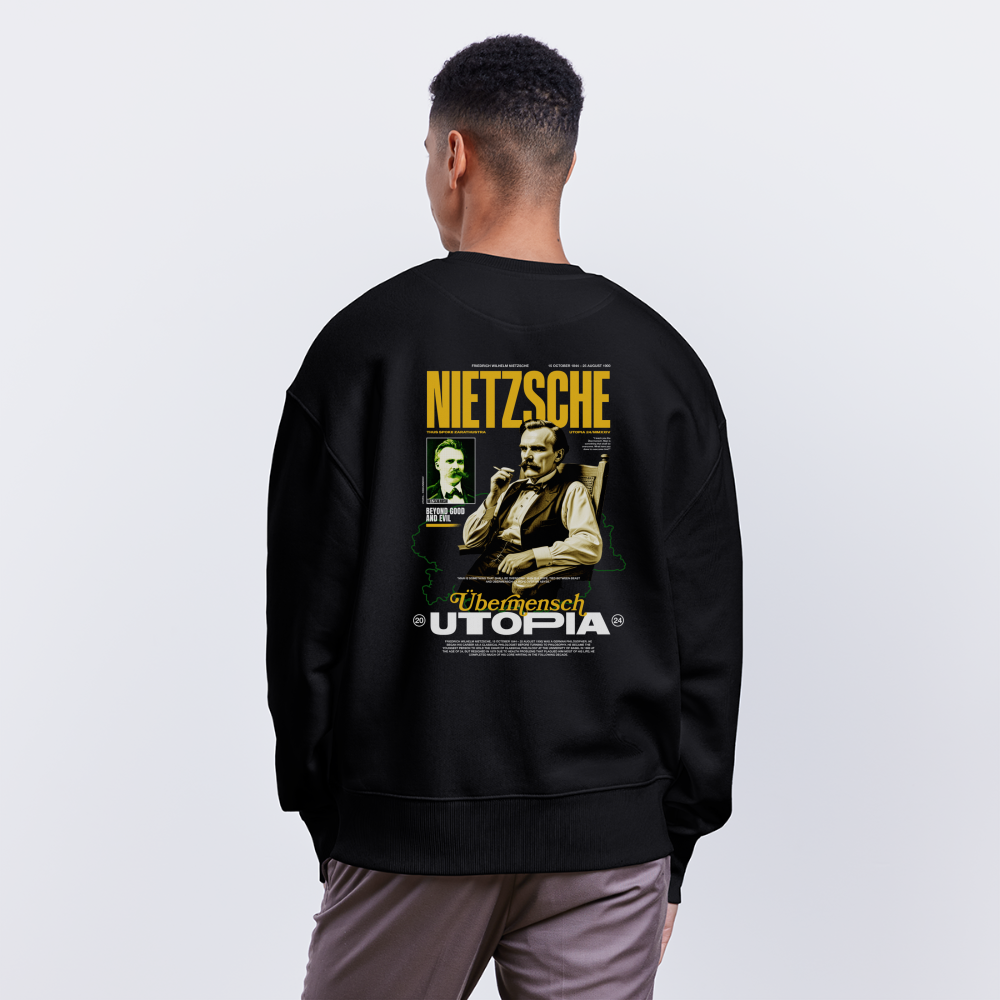 NIETZSCHE x UTOPIA [SWEAT - BLACK] - noir