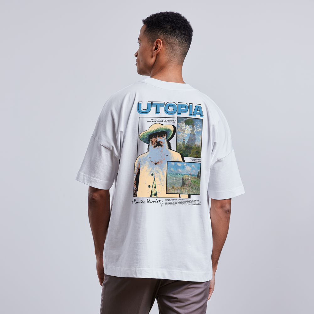 MONET x UTOPIA [Oversize T - Light] - blanc