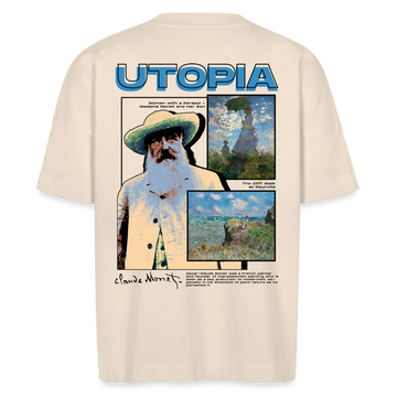 MONET x UTOPIA [Oversize T - Light] - blanc cassé