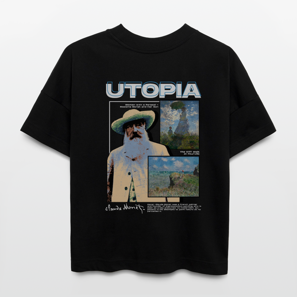 MONET x UTOPIA - T-shirt Oversize - noir