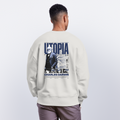 DARWIN x UTOPIA [Oversize SWEAT - Light] - OFF WHITE