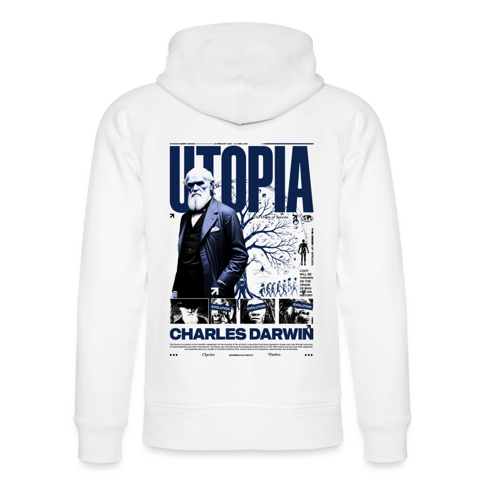 DARWIN x UTOPIA [Hoodie - White] - blanc