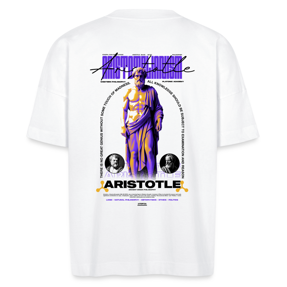 ARISTOTE x UTOPIA [Oversize T - Light] - blanc