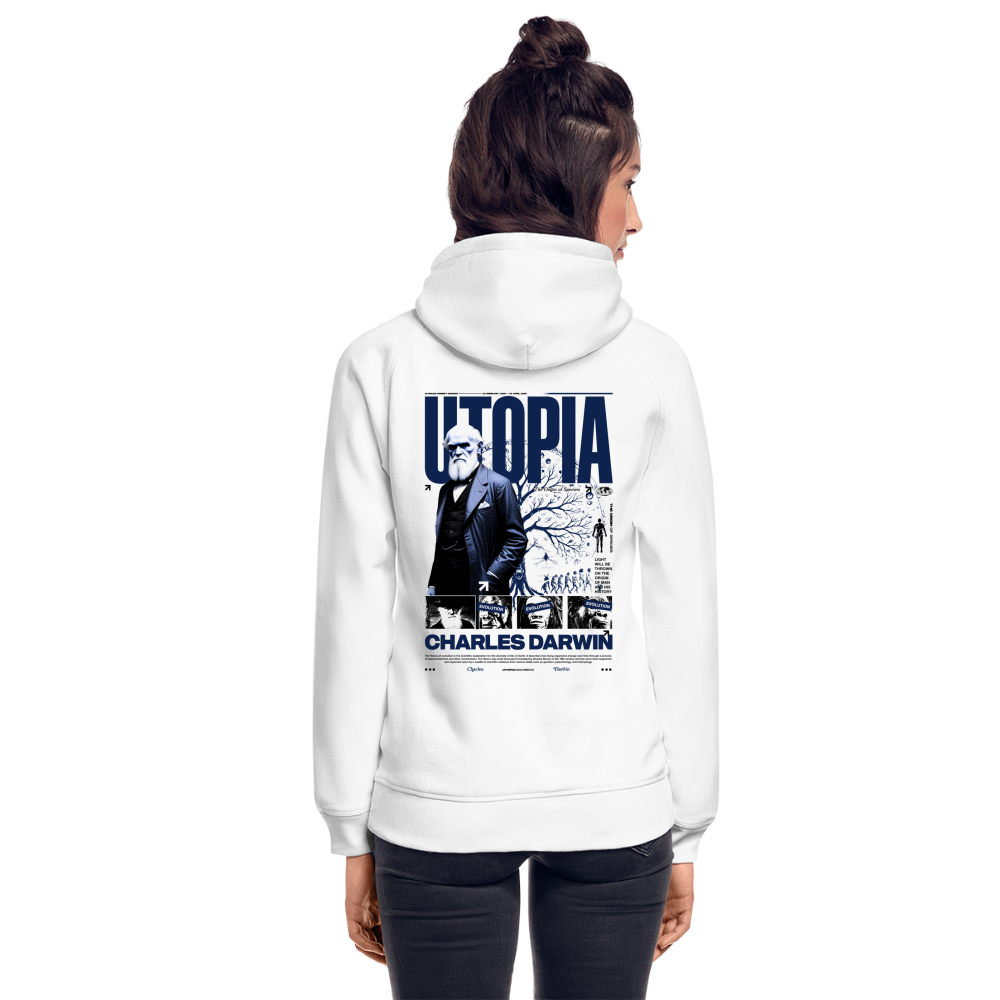 DARWIN x UTOPIA [Hoodie - White] - blanc