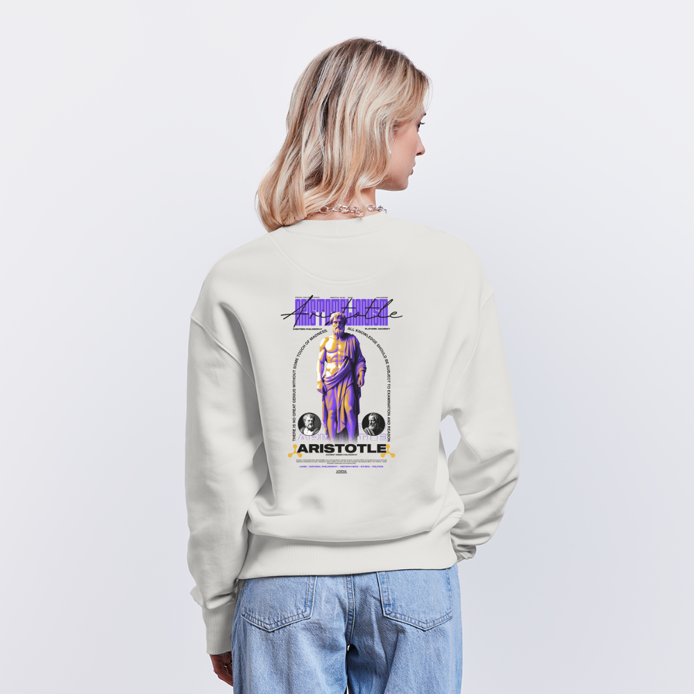 ARISTOTE x UTOPIA [Oversize SWEAT - Light] - OFF WHITE