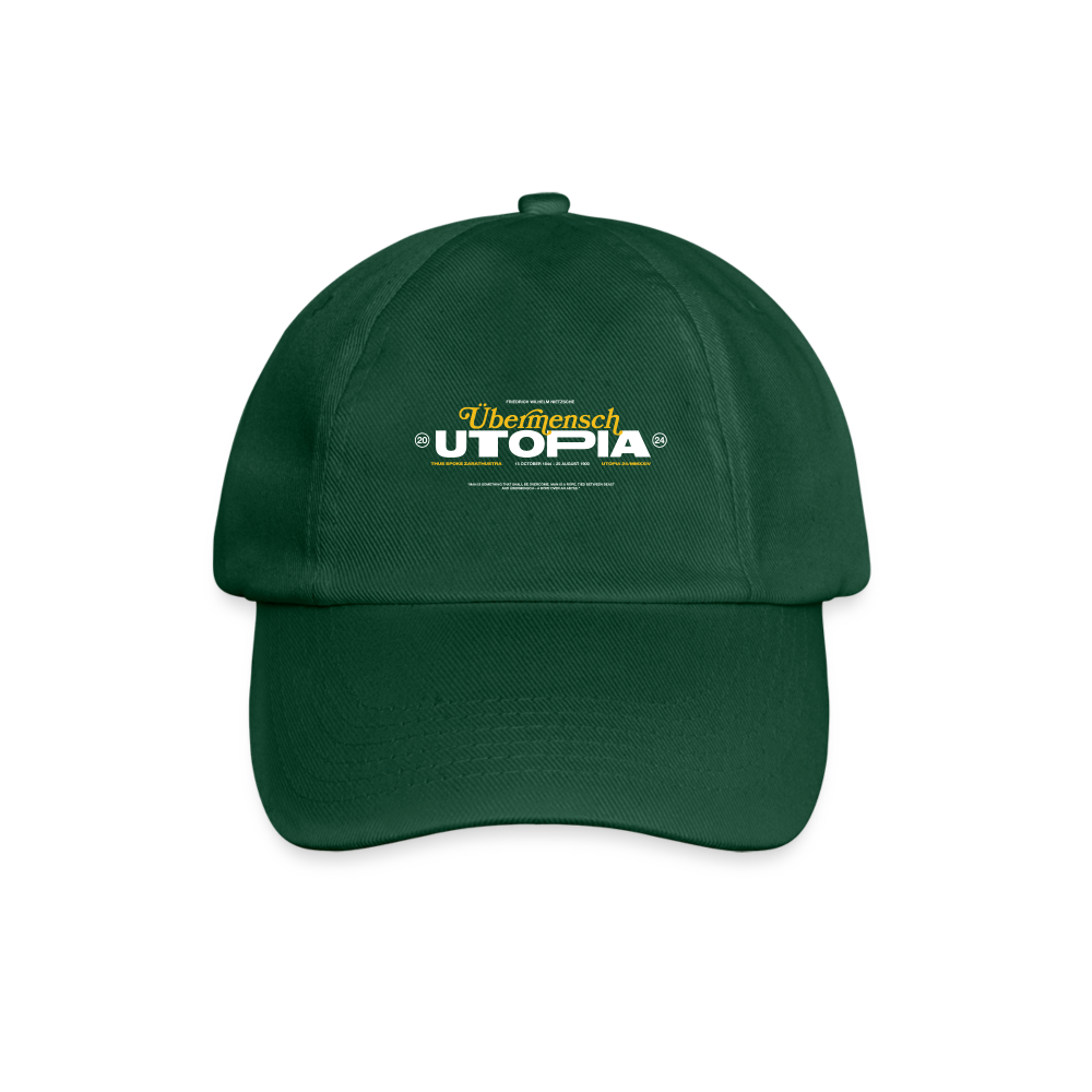 NIETZSCHE x UTOPIA * Casquette Foncée - vert bouteille