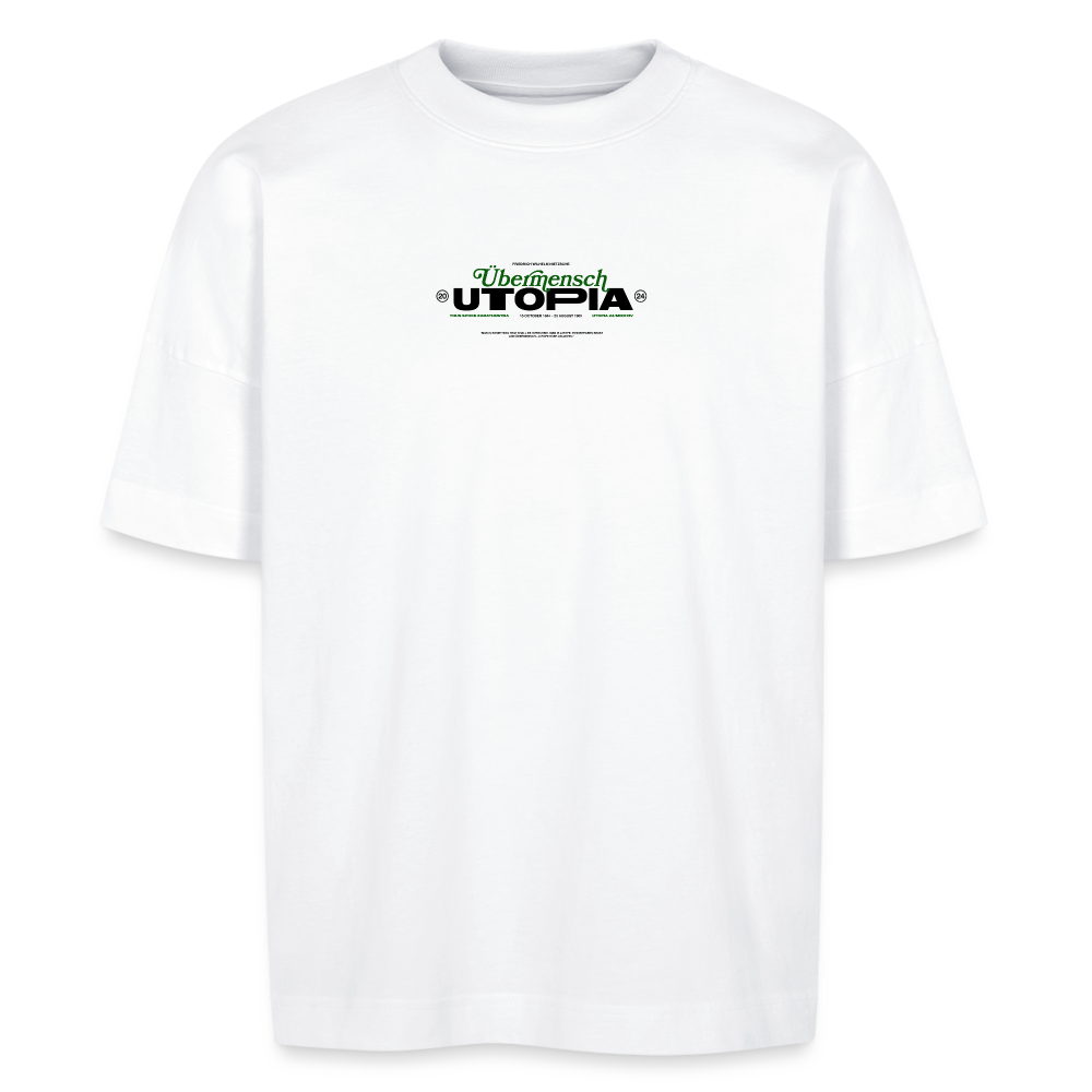 NIETZSCHE x UTOPIA - Oversize T - blanc