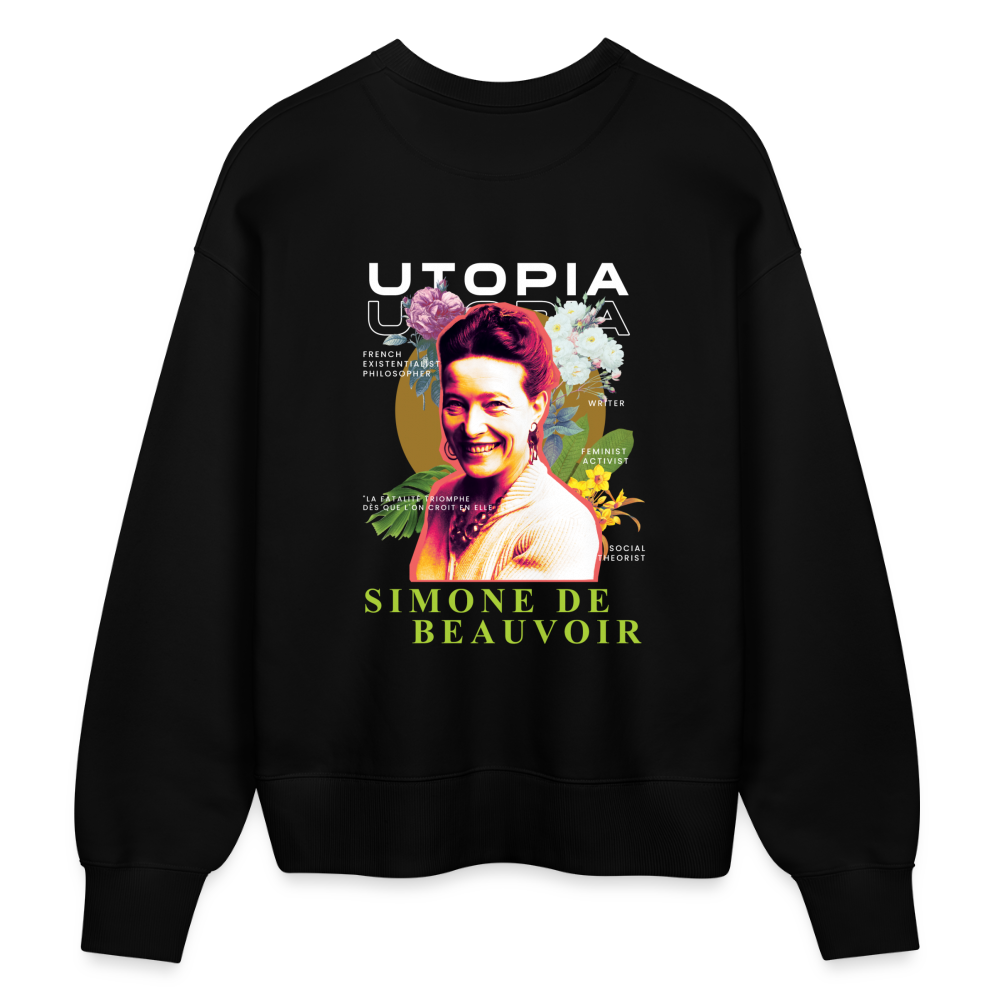 BEAUVOIR x UTOPIA [Oversize SWEAT - Dark] - noir