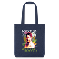 BEAUVOIR x UTOPIA * Tote bag épais recyclé - mélange bleu