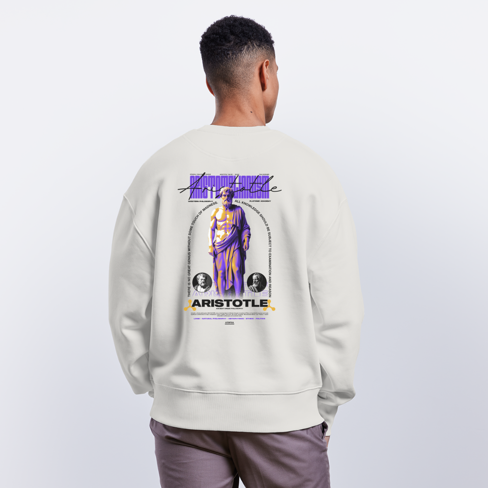 ARISTOTE x UTOPIA [Oversize SWEAT - Light] - OFF WHITE