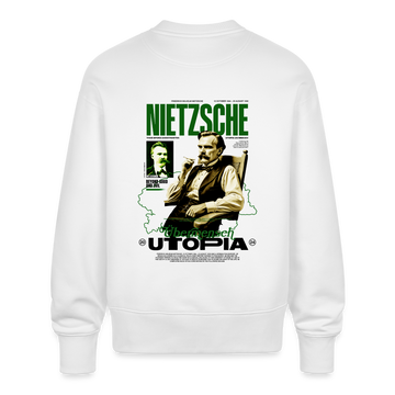 NIETZSCHE x UTOPIA [Oversize SWEAT - Light] - blanc