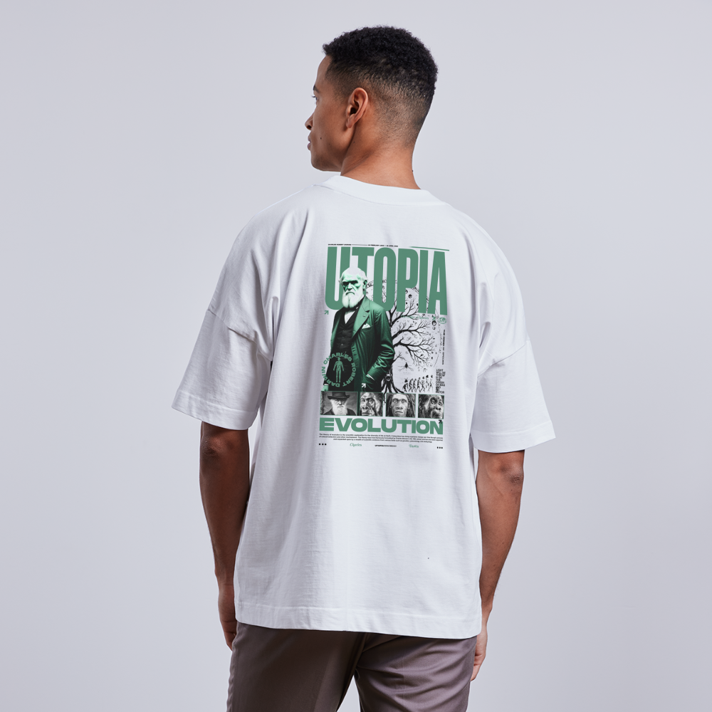 DARWIN x UTOPIA - Oversize T - blanc