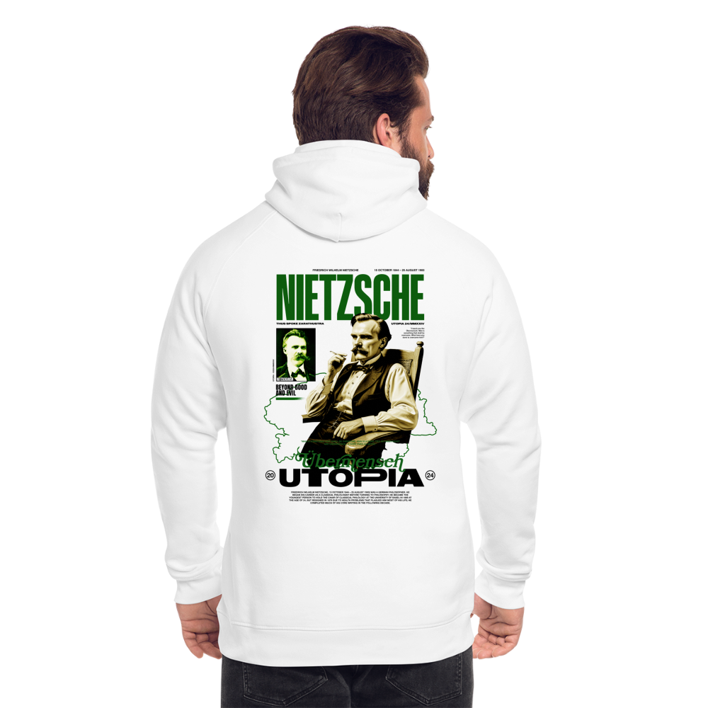 NIETZSCHE x UTOPIA [Hoodie - White] - blanc