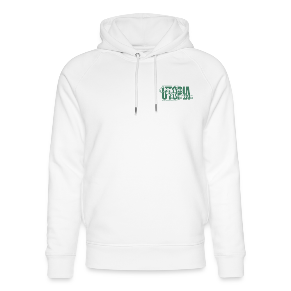 DARWIN x UTOPIA [Hoodie - Green White] - blanc