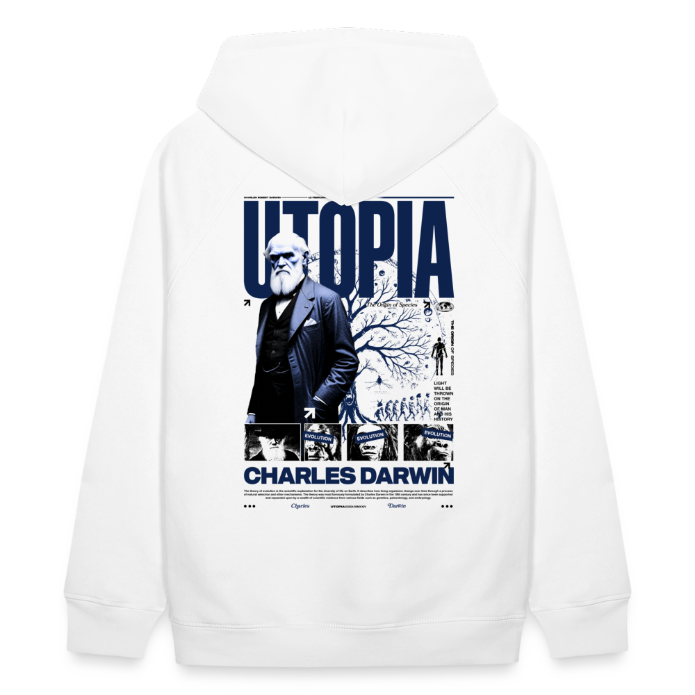 DARWIN x UTOPIA [Hoodie - White] - blanc