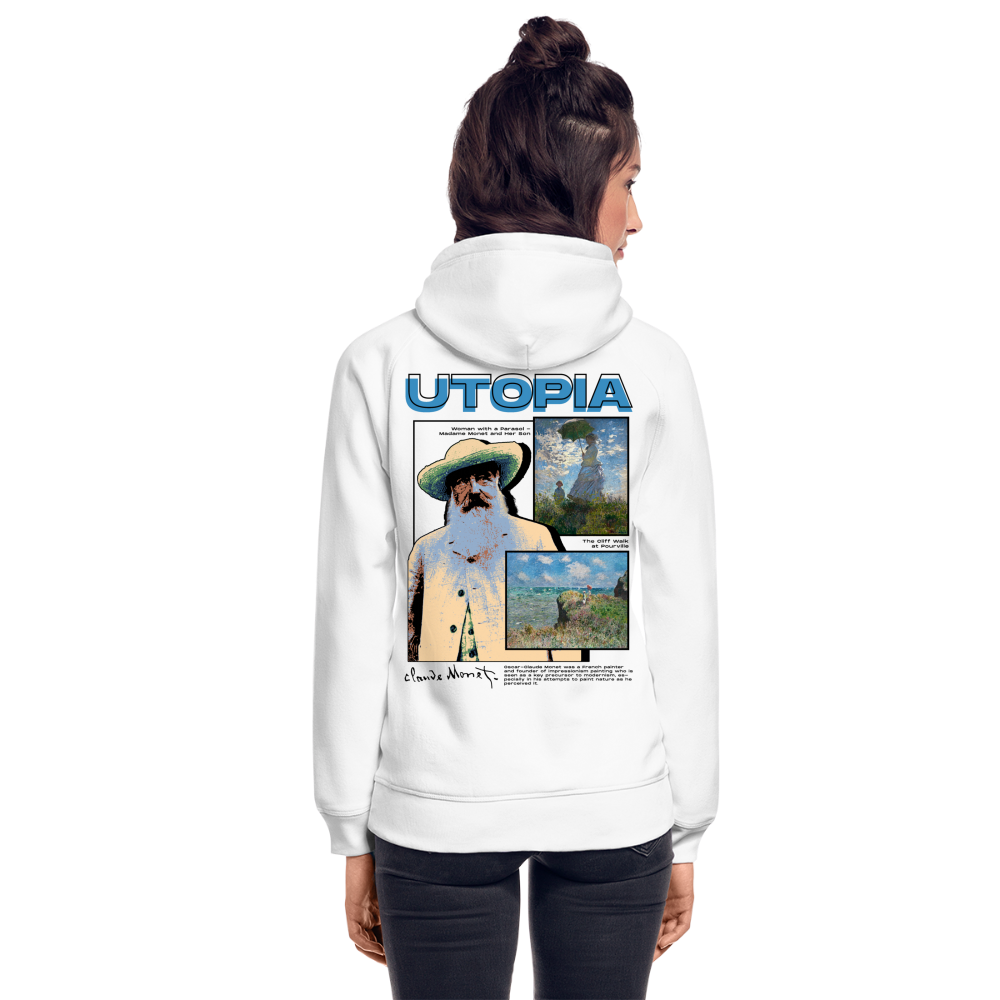 MONET x UTOPIA [Hoodie - White] - blanc