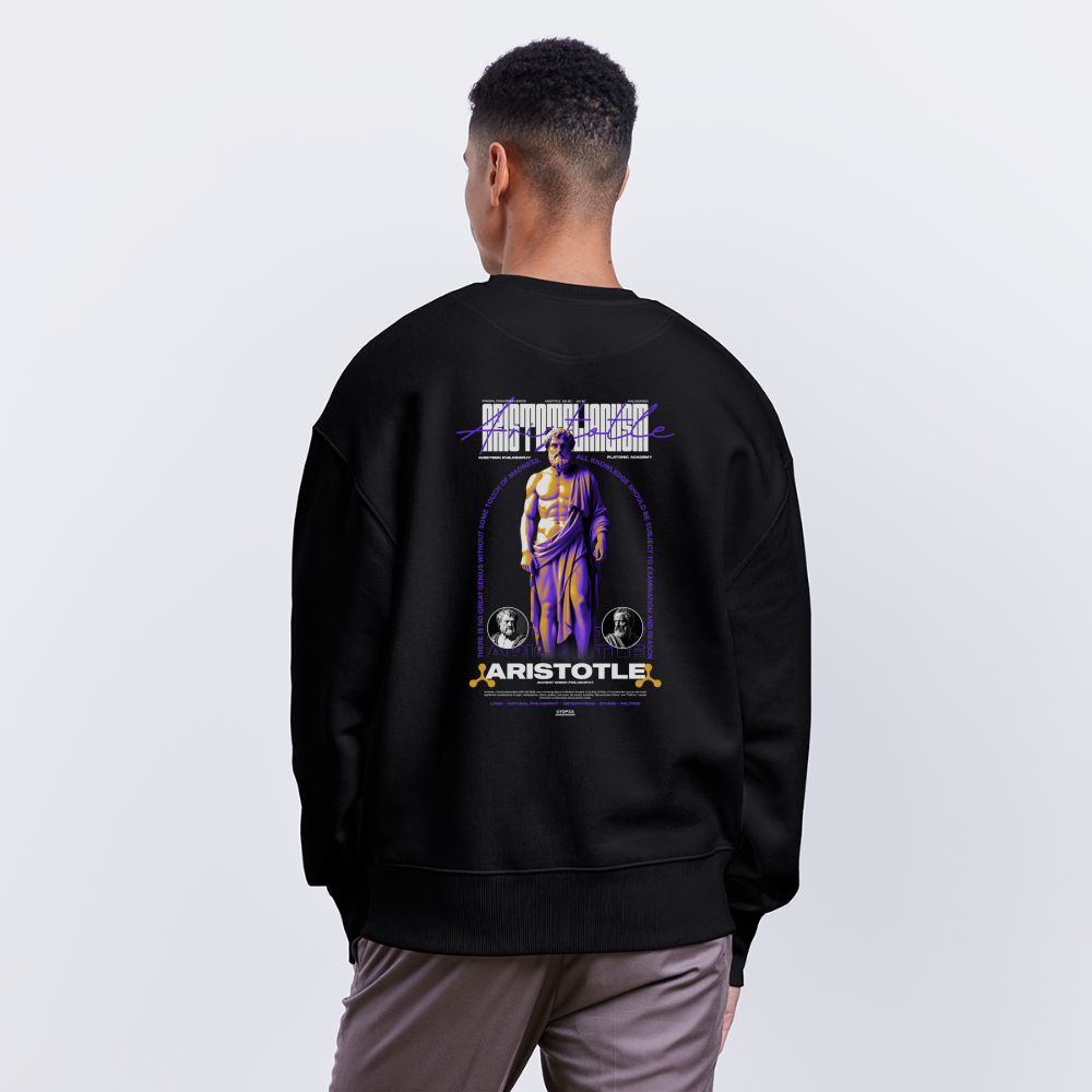 ARISTOTE x UTOPIA [Oversize SWEAT - Dark] - noir