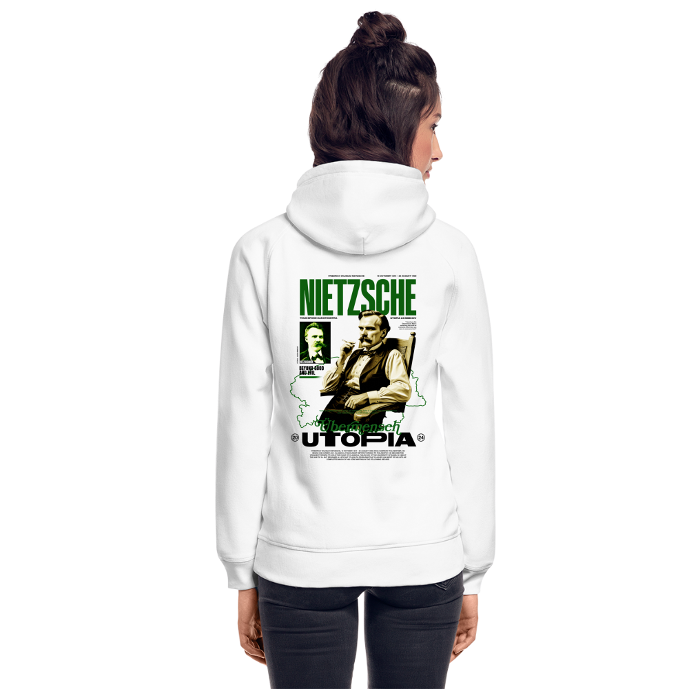 NIETZSCHE x UTOPIA [Hoodie - White] - blanc