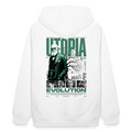 DARWIN x UTOPIA [Hoodie - Green White] - blanc
