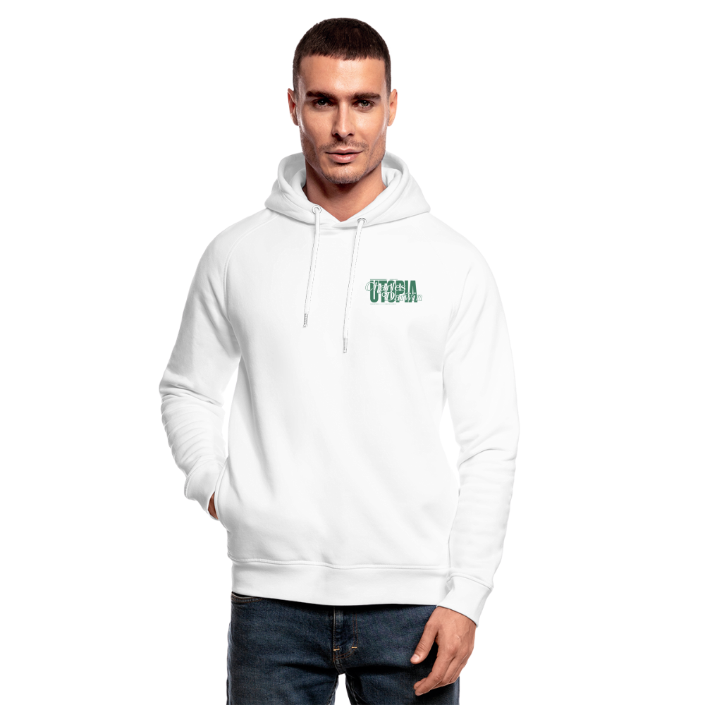 DARWIN x UTOPIA [Hoodie - Green White] - blanc