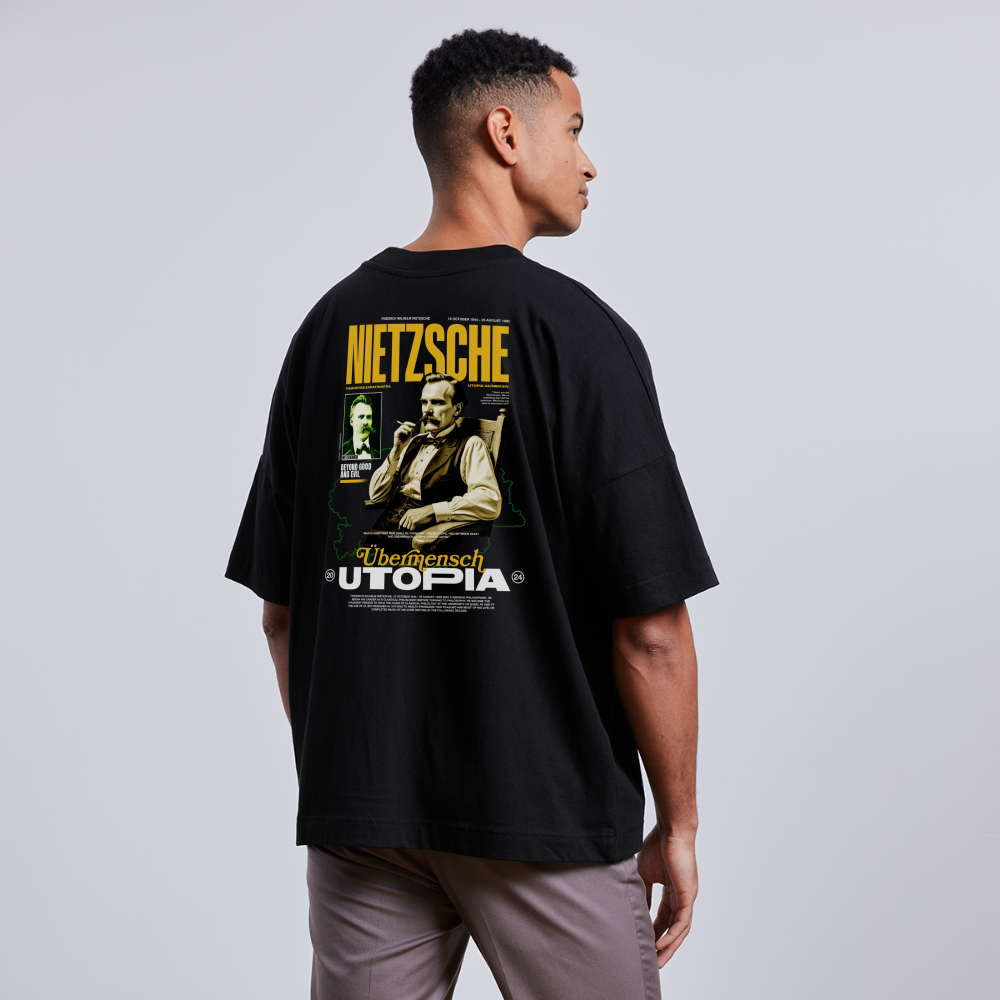 NIETZSCHE x UTOPIA - Oversize T [black] - noir