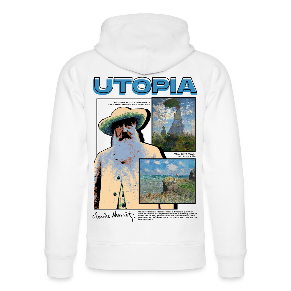MONET x UTOPIA [Hoodie - White] - blanc