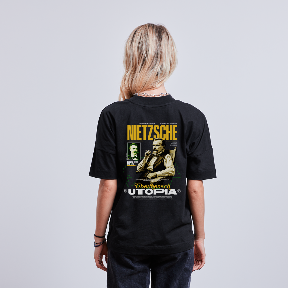 NIETZSCHE x UTOPIA - Oversize T [black] - noir