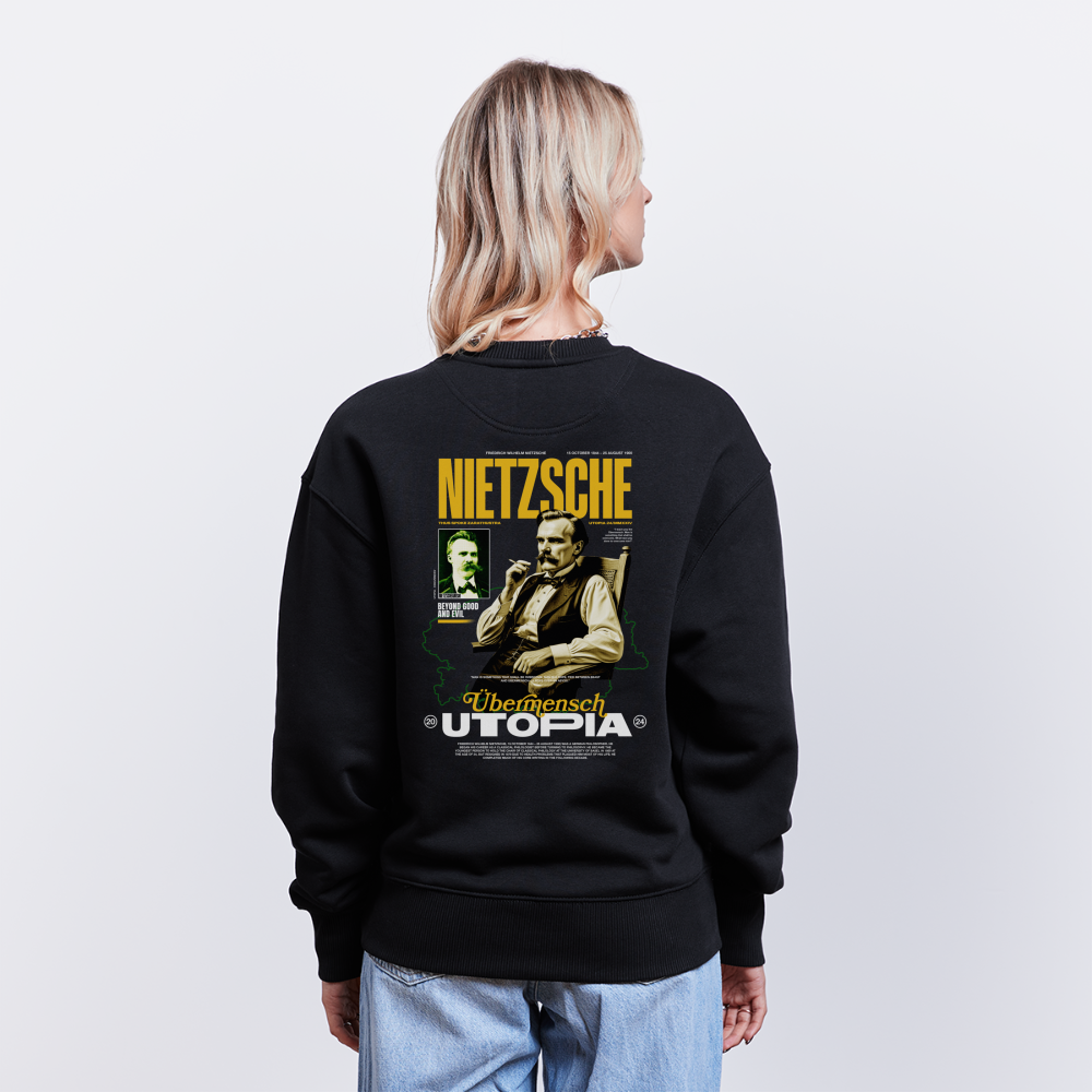 NIETZSCHE x UTOPIA [SWEAT - BLACK] - noir