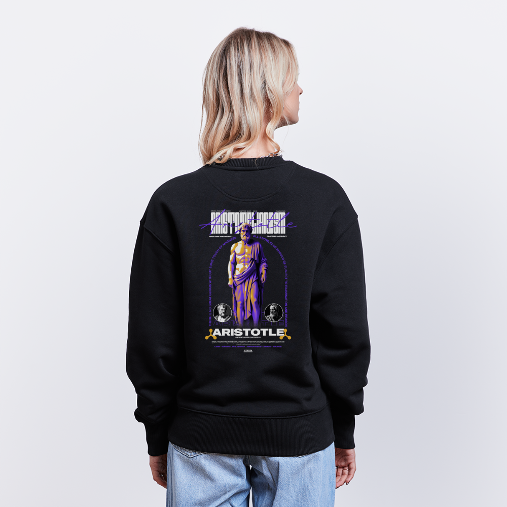 ARISTOTE x UTOPIA [Oversize SWEAT - Dark] - noir