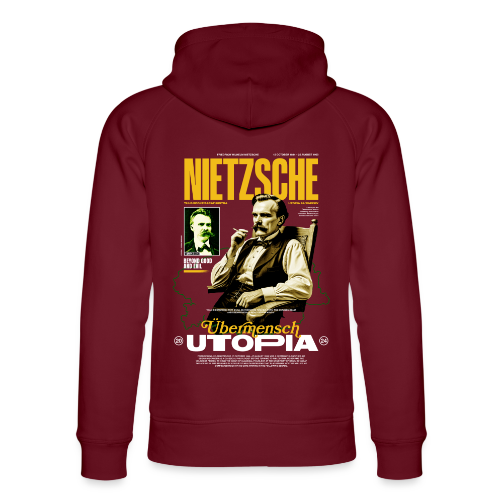 NIETZSCHE x UTOPIA [Hoodie] - bordeaux