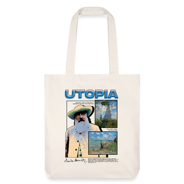 MONET x UTOPIA * Tote bag épais recyclé - blanc cassé