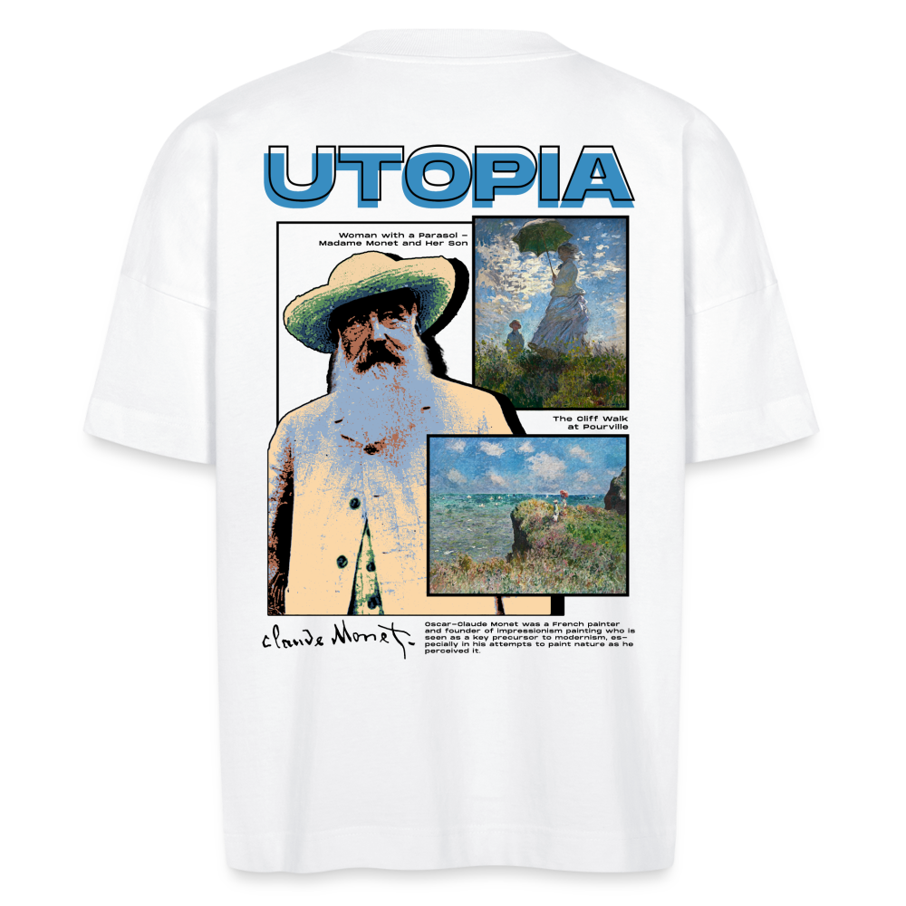 MONET x UTOPIA [Oversize T - Light] - blanc