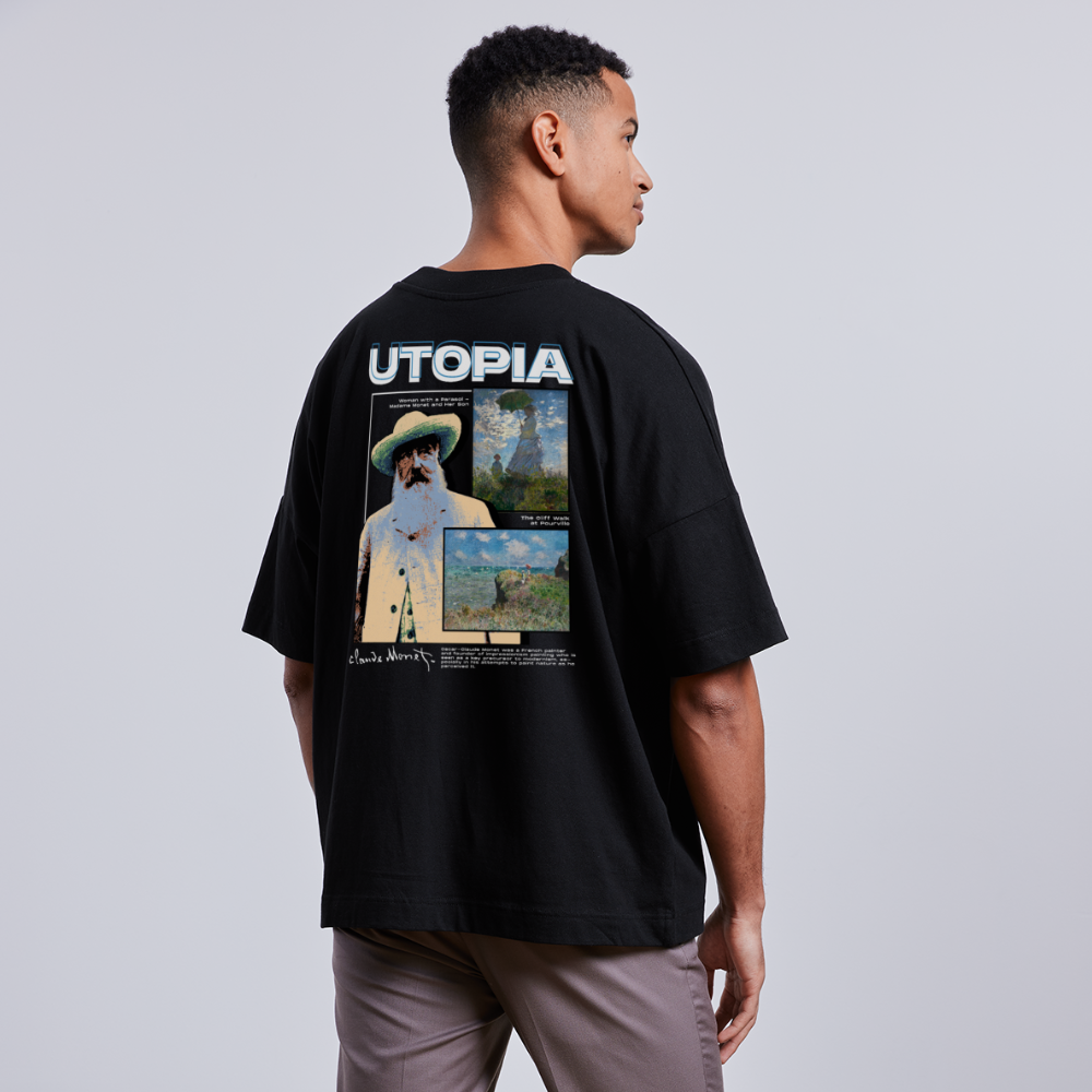 MONET x UTOPIA - T-shirt Oversize - noir
