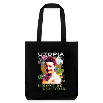 BEAUVOIR x UTOPIA * Tote bag épais recyclé - noir