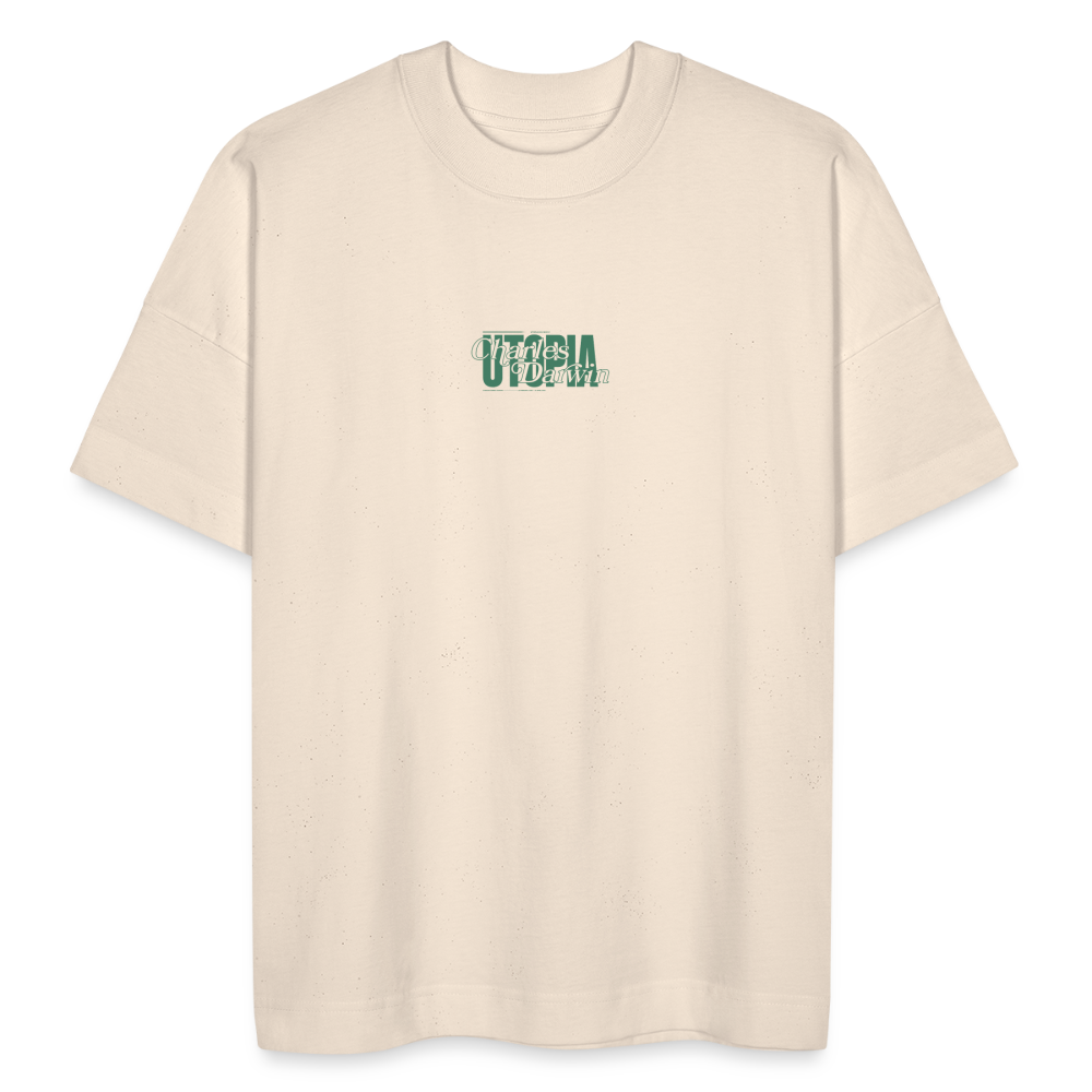 DARWIN x UTOPIA - Oversize T - blanc cassé