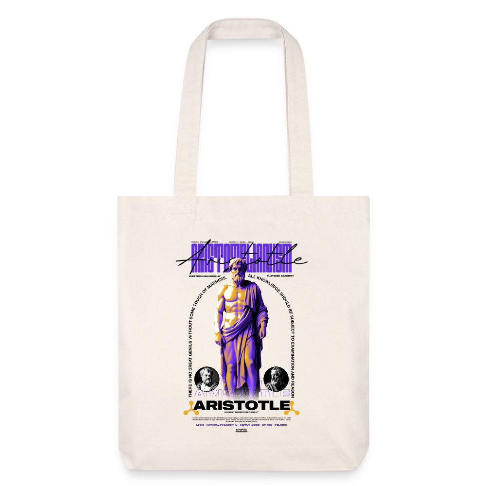 ARISTOTE x UTOPIA * Tote bag épais recyclé - blanc cassé