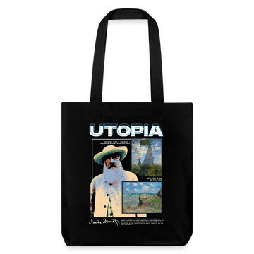 MONET x UTOPIA * Tote bag épais recyclé - noir