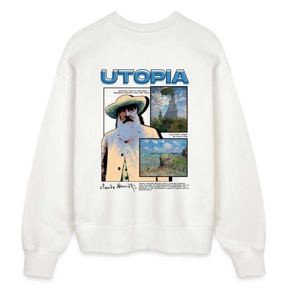 MONET x UTOPIA [Oversize Sweat - Light] - OFF WHITE