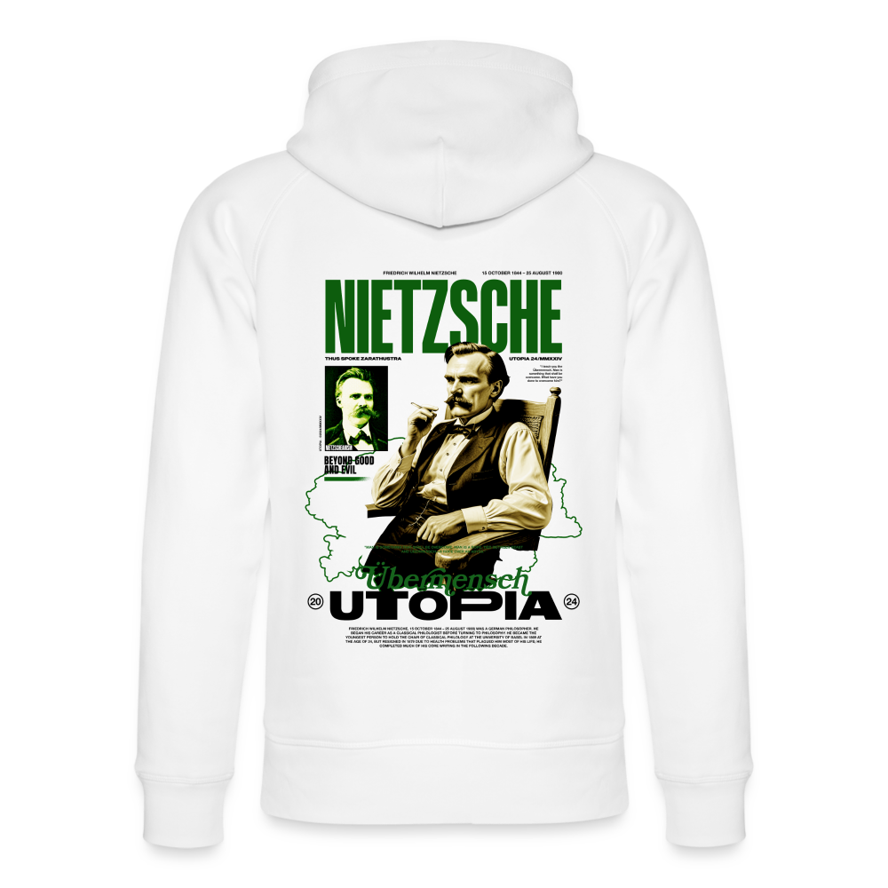 NIETZSCHE x UTOPIA [Hoodie - White] - blanc