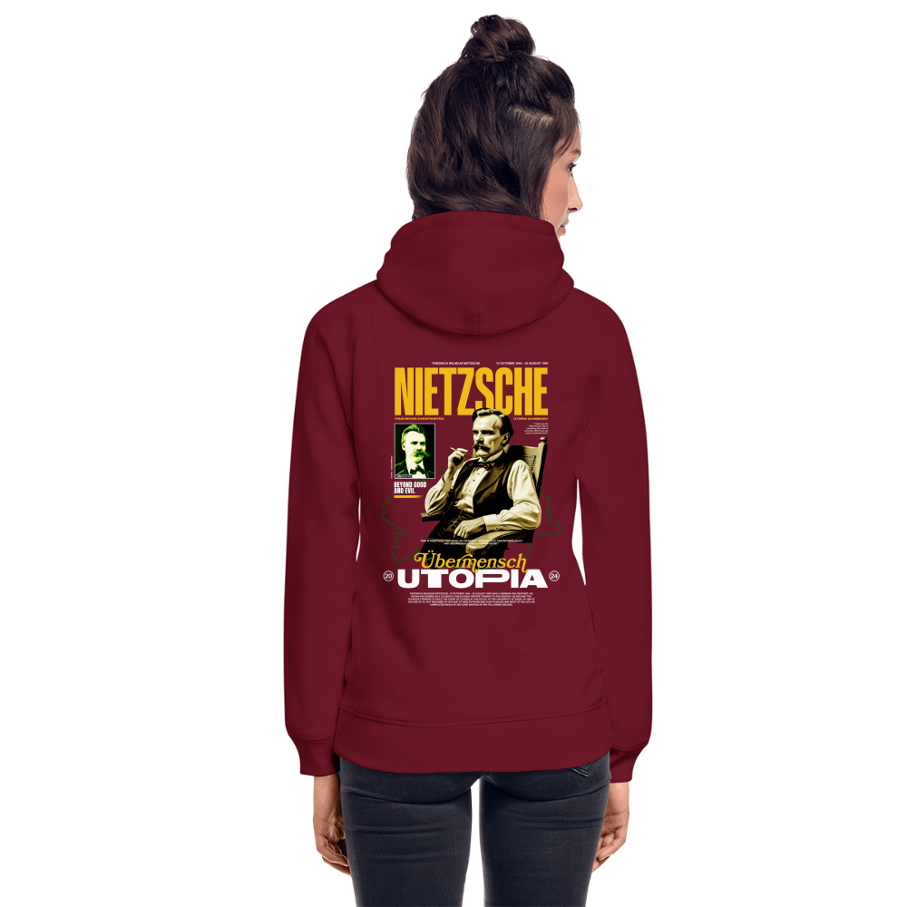 NIETZSCHE x UTOPIA [Hoodie] - bordeaux