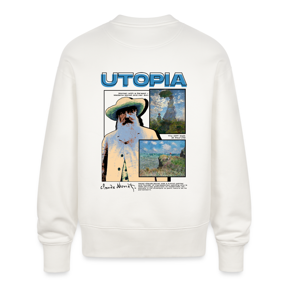 MONET x UTOPIA [Oversize Sweat - Light] - OFF WHITE