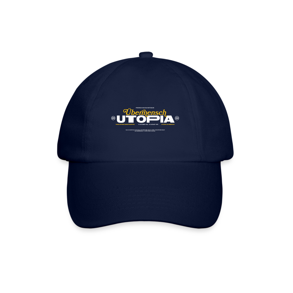 NIETZSCHE x UTOPIA * Casquette Foncée - bleu/bleu