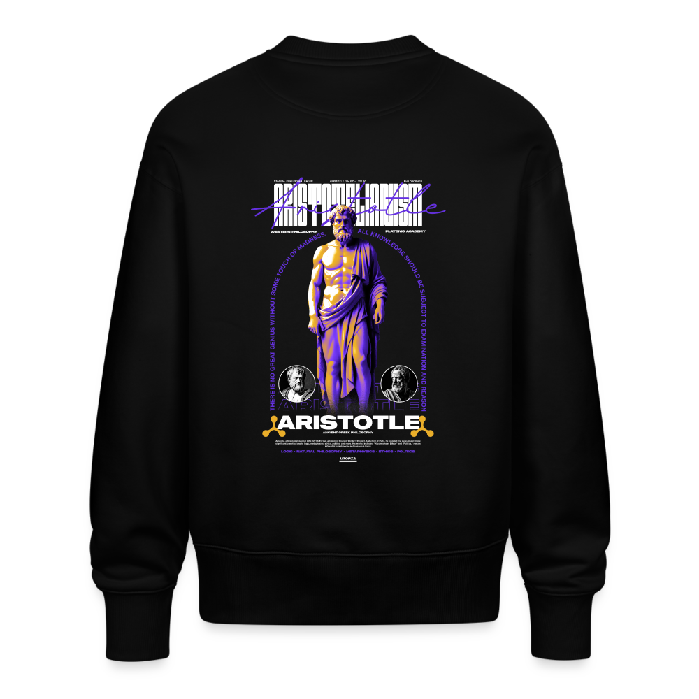 ARISTOTE x UTOPIA [Oversize SWEAT - Dark] - noir