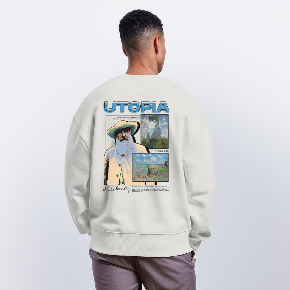 MONET x UTOPIA [Oversize Sweat - Light] - OFF WHITE