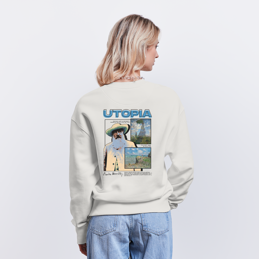 MONET x UTOPIA [Oversize Sweat - Light] - OFF WHITE