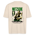 NIETZSCHE x UTOPIA - Oversize T - blanc cassé