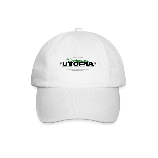 NIETZSCHE x UTOPIA * Casquette Übermensch - blanc/blanc