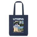 MONET x UTOPIA * Tote bag épais recyclé - mélange bleu