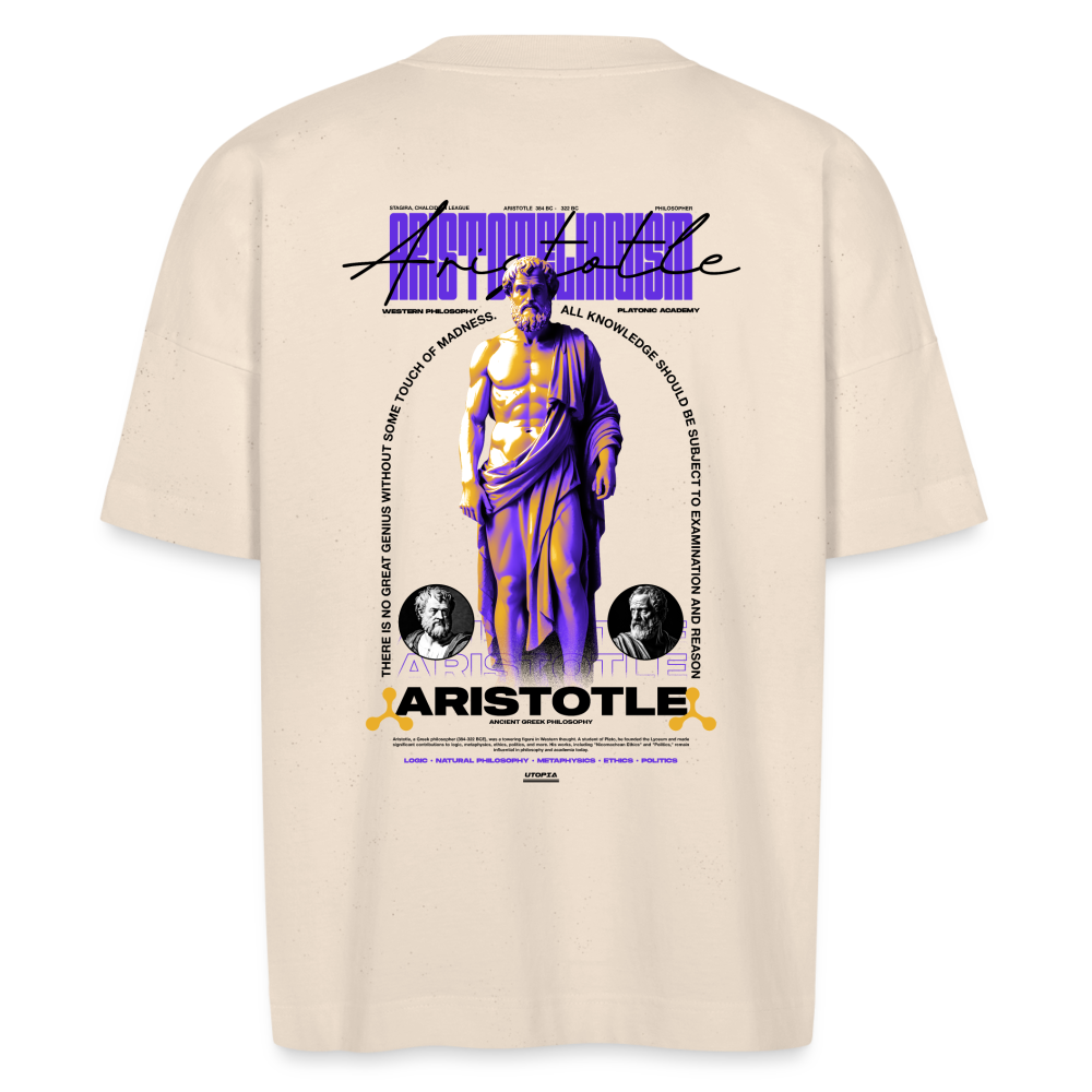 ARISTOTE x UTOPIA [Oversize T - Light] - blanc cassé